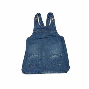 NEXT Baby Girls Denim Overall Dress